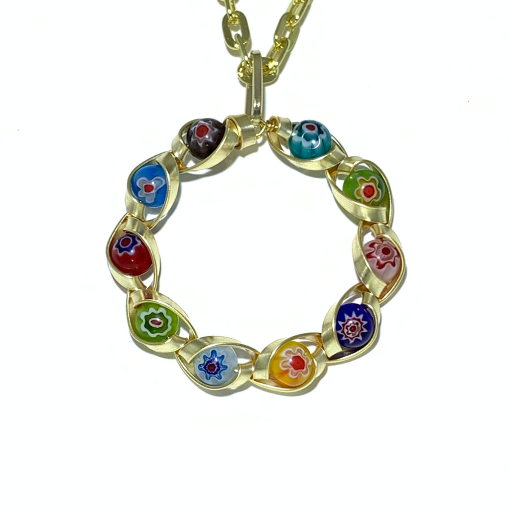 Millefiore Soul Chain Necklace