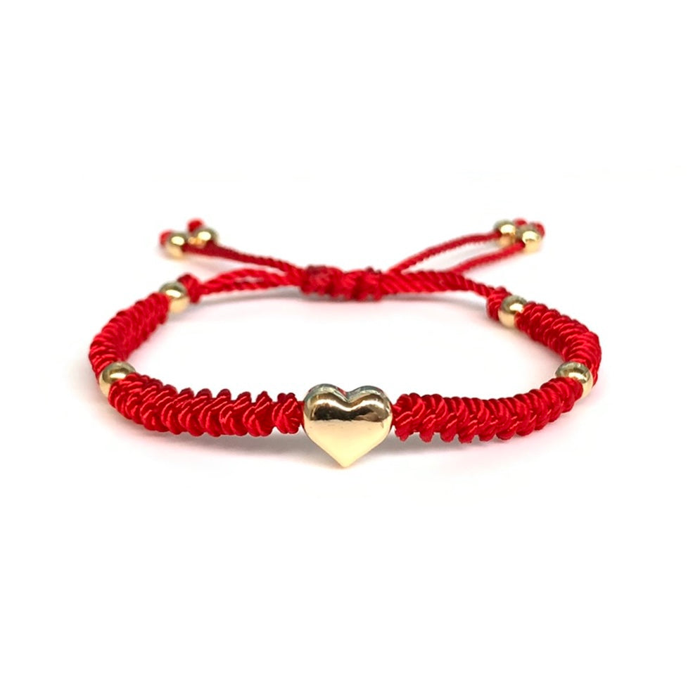 The Heart Stainless Steel Adjustable Knotted Bracelet