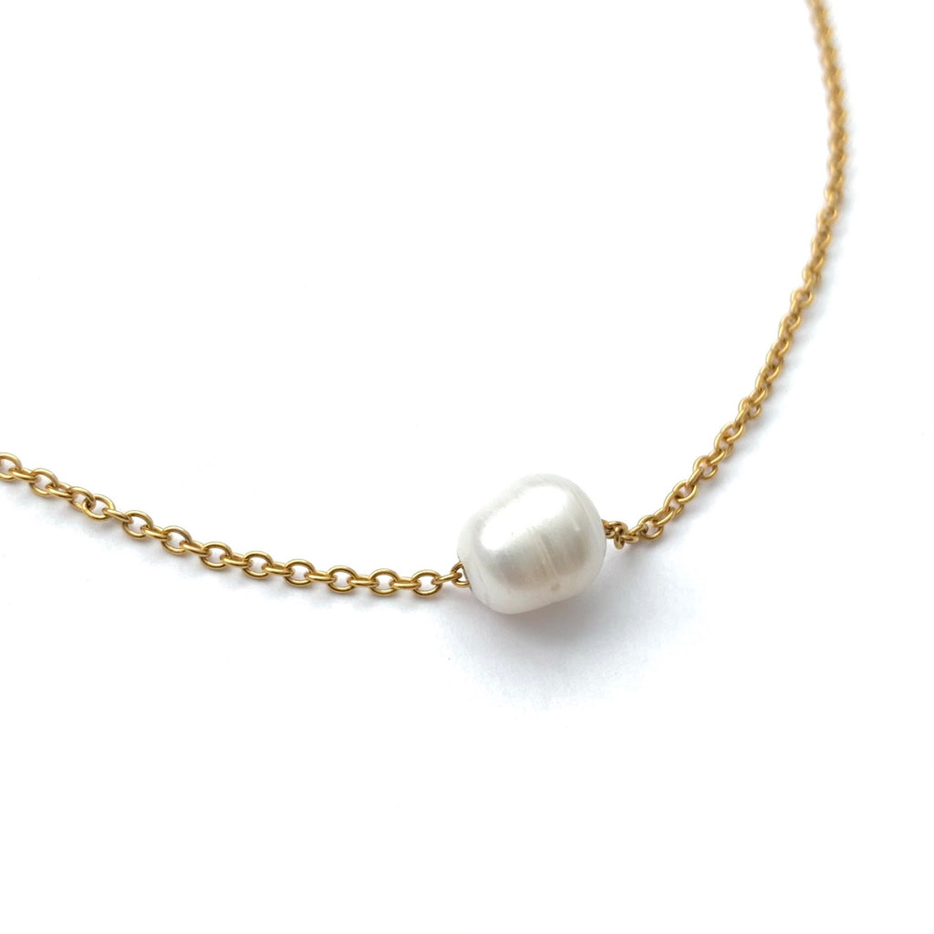 Fantasy Pearl Chain Necklace