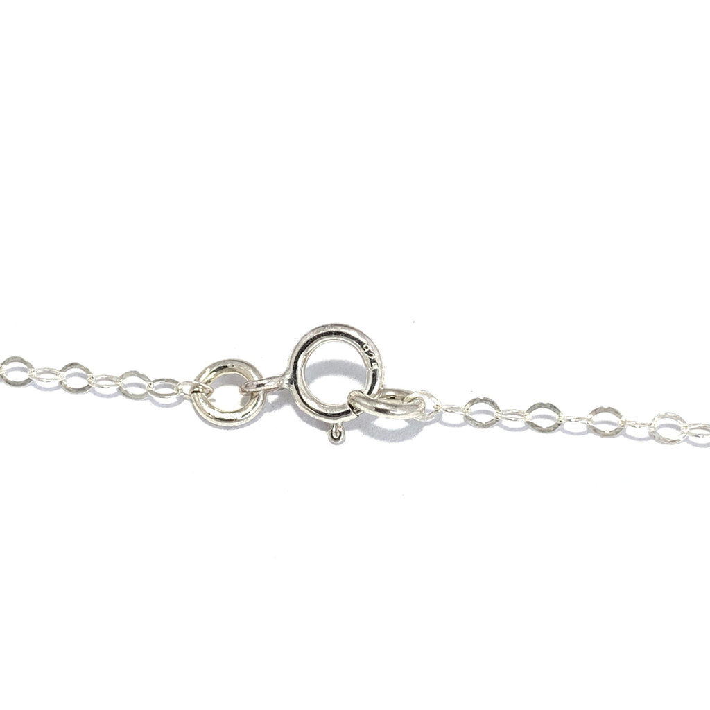Little Linked Circles Sterling Silver .925 Chain Necklace